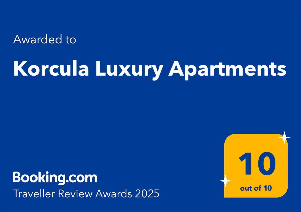 Korcula Luxury Apartments Eksteriør billede